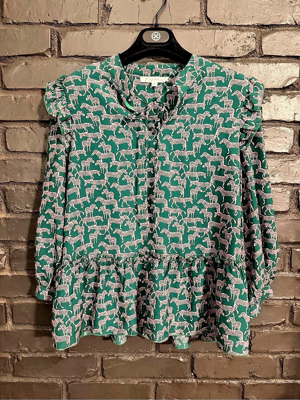 JOUJOU Zebra Print Mini Dress Size Small Like New